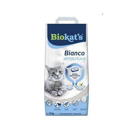 GimCat Biokats Bianco Attracting - csomósodó macskaalom  (10kg)