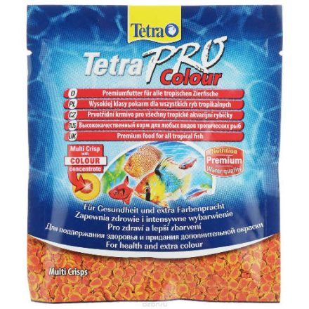 TetraPro Colour Multi Crisps - Táplálék díszhalak számára (12g)