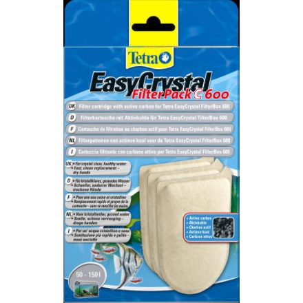 Tetra EasyCrystal Filter Pack C 600 - szűrőbetét (EasyCrystal FilterBox 600-hoz) 3db