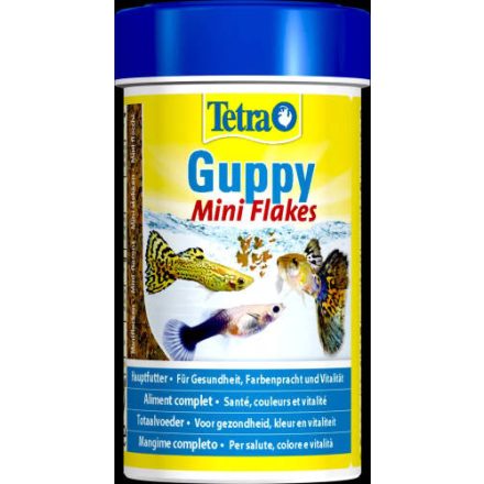 Tetra Guppy Mini Flakes - díszhaltáp (pehely) díszhalak részére (250ml)