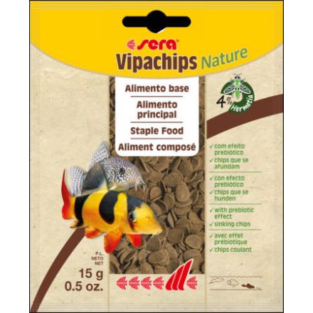 Sera Vipachips nature - táplálék díszhalak számára (15g)