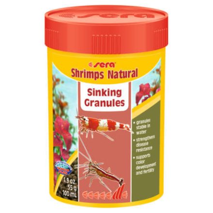 Sera Shrimps Natural - táplálék Garnéláknak és Rákoknak (100ml)