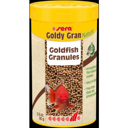 Sera Nature Goldy Gran - granulátum táplálék aranyhalak számára (250ml/80g)