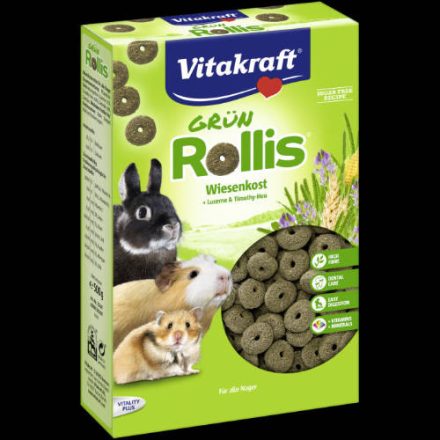 Vitakraft Green Rolls - kiegészítő eleség (lucerna karika) rágcsálók részére (300g)