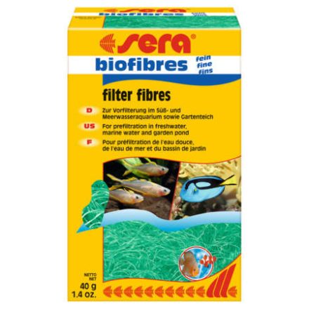 Sera Biofilter - vékonyszálas - akváriumi szűrőanyag (40g)