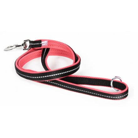 JK9 POWAIR póráz 1,2m fogóval, nagy karabiner, pink