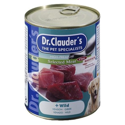 Dr.Clauders Dog Selected Meat Vadas konzerv 800g