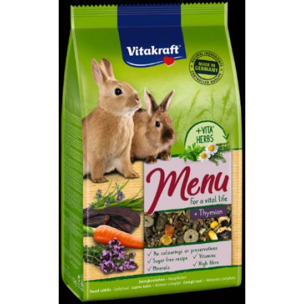 Vitakraft Menu (Nyúl) - teljes értékű eledel (1kg)