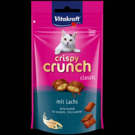 Vitakraft Crispy Crunch - jutalomfalat (lazac) macskák részére (60g)