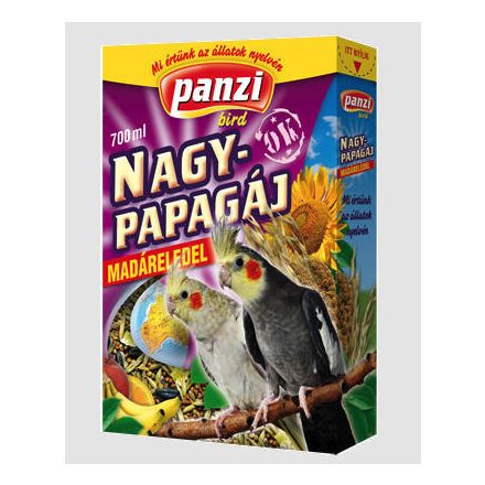 Panzi Nagypapagáj madáreleség (700ml)