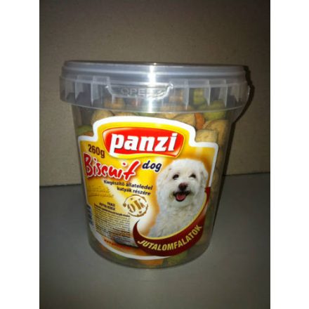 Panzi snack kutya keksz töltelékkel  (260g)