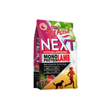 FitActiveNEXT 3kg Hypoallergenic MONO Lamb with cranberries (Bárány-vörösáfonyával)