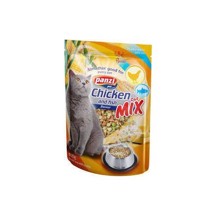 Panzi Cat-Mix Adult (csirke,hal) száraztáp - Felnőtt macskák részére (400g)