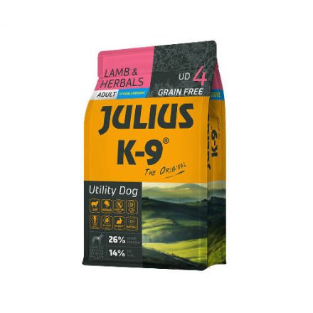 JULIUS K-9 3kg Adult Lamb & Herbals száraztáp kutyáknak (3kg)