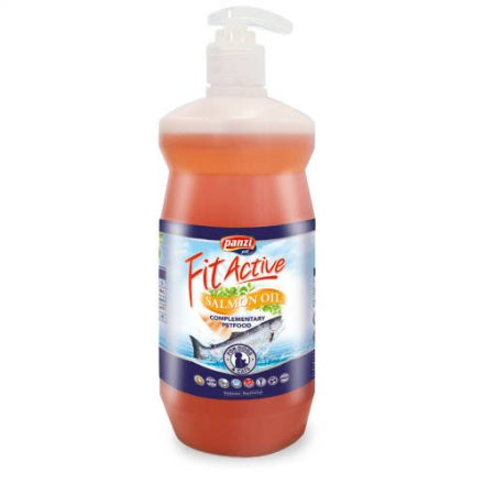 FitActive Salmon oil - kiegészítő eledel (lazacolaj) kutyák és macskák részére  (1000ml)