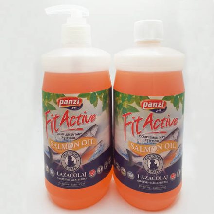 FitActive Salmon oil - kiegészítő eledel (lazacolaj) kutyák és macskák részére  (250ml)