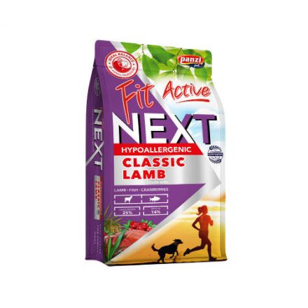 Panzi FitActive Next Classic Lamb Adult (hal,bárány) száraztáp - Ételallergiás, felnőtt kutyák részére (3kg)