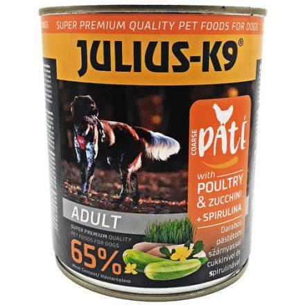 JULIUS K-9 konzerv kutya 800g Baromfi-spirulina (Poultry+Spirulina)