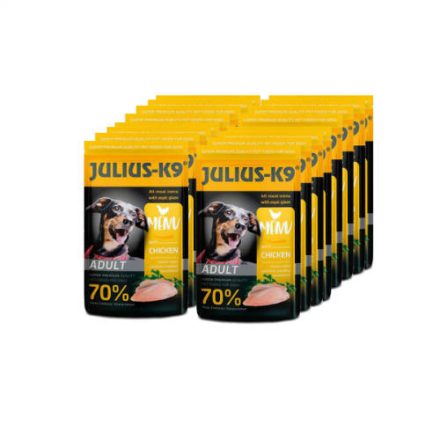 KARTONOS Julius-K9 Dog Adult Beef - nedveseledel (csirke) felnőtt kutyák részére (16*125g)