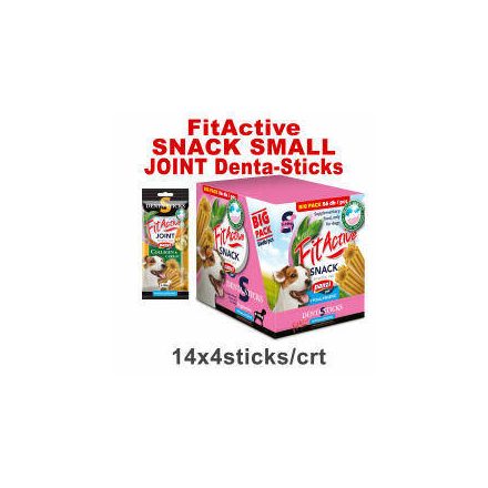 FitActive SNACK Denta-Sticks Hypoallergenic Joint "S" - jutalomfalat (kollagén, répa) kutyák részére (14dbx140g/#) - csak kartonra