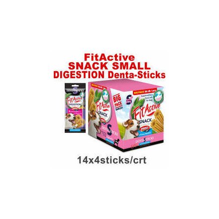 FitActive SNACK Denta-Sticks Hypoallergenic Digestion "S" - jutalomfalat (rozmaring, kurkuma) kutyák részére (14db/140g) - csak kartonra