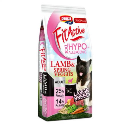 FitActive ORIGINALS 15kg ADULT LARGE BREED HYPOALLERGENIC Lamb&Spring Veggies