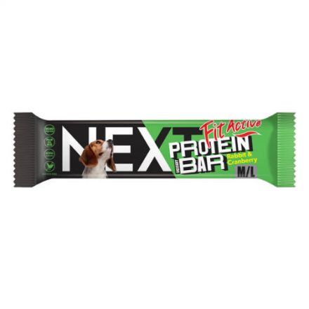 FitActiveNEXT Protein dessert Bar 55g Rabbit&Cranberry - kutyák részére (55g)