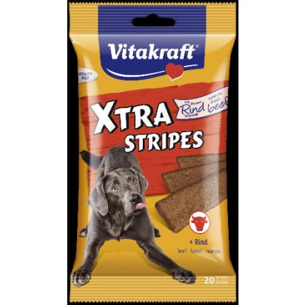 Vitakraft Xtra Stripes - jutalomfalat (marha) kutyák részére (200g)