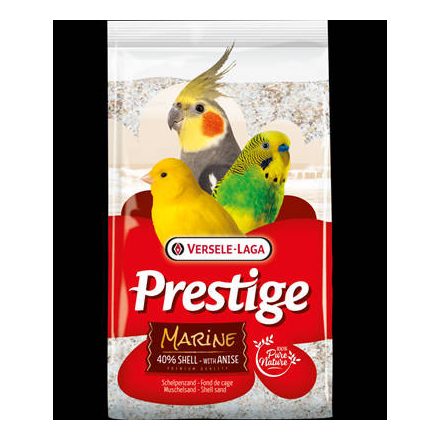 Versele-Laga Prestige Marine Shell Sand Kristal - madárhomok (fehér, kagyló- és osztrigahéjjal) díszmadarak részére (5kg)