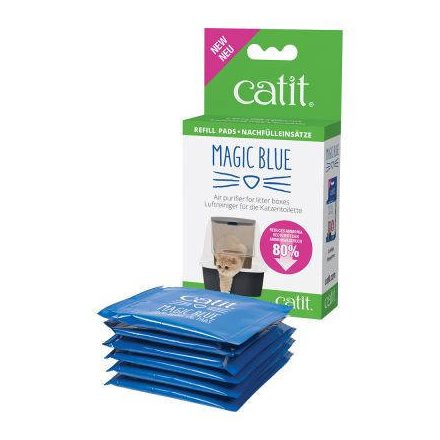 Catit Magic Blue - Légtisztító betét zárt macska wc-be (6db)