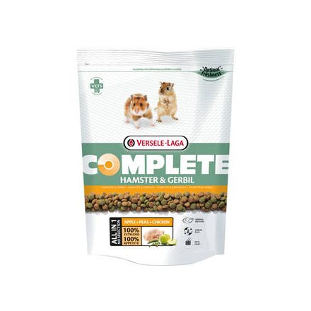 Versele-Laga Complete Hamster & Gerbil  - Teljesértékű extrudált eleség hörcsögök és futóegerek részére (500g)