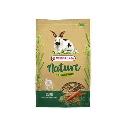 Versele-Laga Nature Fibrefood Cuni - Gabonamentes  eleség Nyulak részére (1kg)