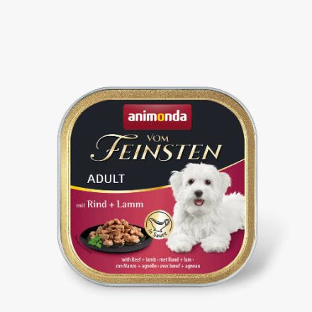 Animonda Vom Feinsten Adult (marha,bárány) alutálkás - Felnőtt kutyák részére (150g)