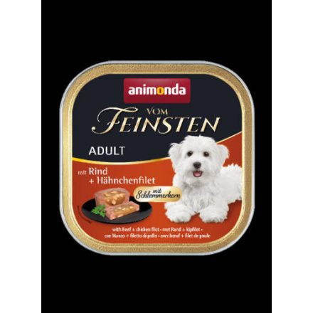 Animonda Vom Feinsten Gourmet (marha,csirke) alutálkás - Felnőtt kutyák részére (150g)