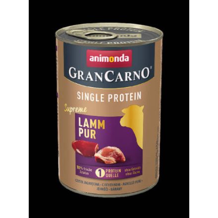 Animonda GranCarno Adult (single protein) konzerv - Felnőtt kutyák részére, bárányhússal (400g)