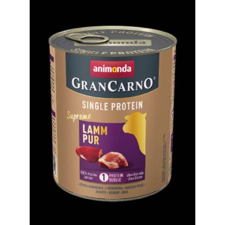 Animonda GranCarno Adult (single protein) konzerv - Felnőtt kutyák részére, bárányhússal (800g)