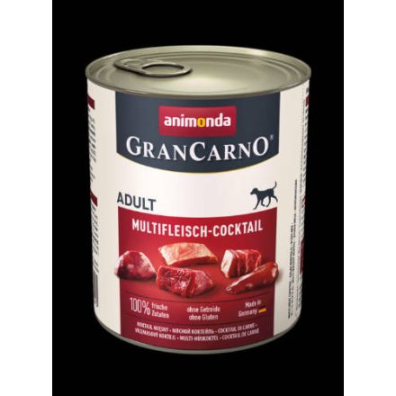 Animonda GranCarno Adult (multihús-koktél) konzerv - Felnőtt kutyák részére (800g)