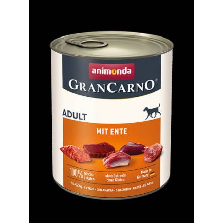 Animonda GranCarno Adult (kacsa) konzerv - Felnőtt kutyák részére (800g)