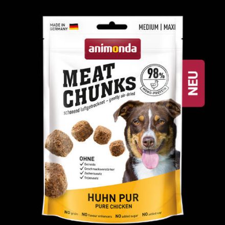 8x Animonda Meat Chunks Chicken pur - jutalomfalat (csirke) kutyák részére (8x60g)