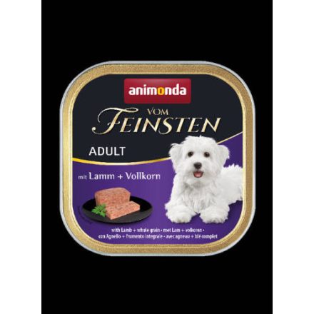 22x Animonda Vom Feinsten Adult (bárány,gabona) alutálkás - Felnőtt kutyák részére (150g)