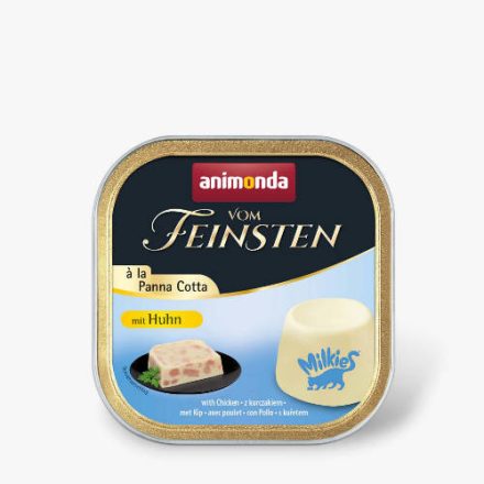 32x Animonda Vom Feinsten Adult à la Panna Cotta mit Huhn - nedvestáp (csirke, fözött tejszínnel) macskák részére (100g)