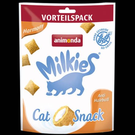 6x Animonda Milkies Harmony (baromfi) töltött párnácska - jutalomfalat - Macskák részére (120g)