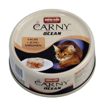 Animonda Carny Ocean Adult (lazac,fiatal szardínia) konzerv - Felnőtt macskák részére (80g)