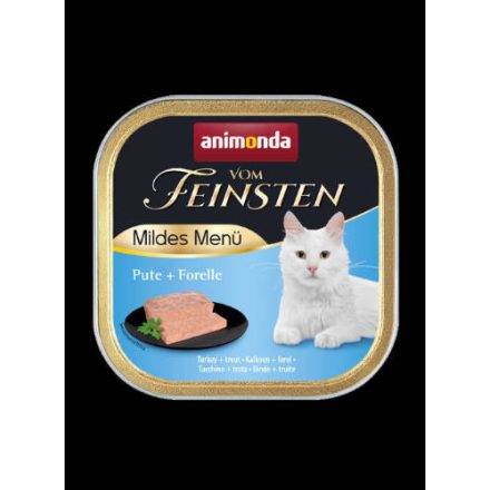 32x Animonda Feinsten Adult (pulyka,pisztráng) alutálkás - Felnőtt macskák részére (100g)