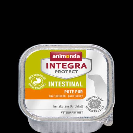 11x Animonda Integra Intestinal (pulyka) alutálkás - Táplálék intoleranciás kutyák részére (150g)