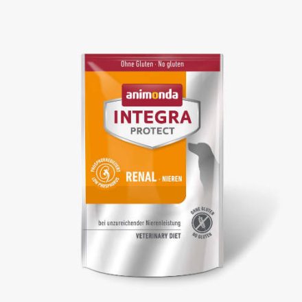 3x Animonda Integra Protect Adult Renal - száraztáp (csökkentett fehérje tartalom) veseproblémás kutyák részére (700g)