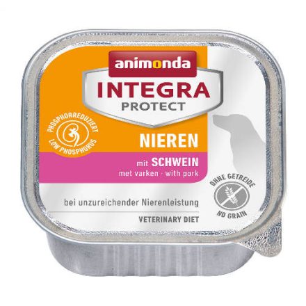 11x Animonda Integra Nieren (sertés) alutálkás - Vesebeteg kutyák részére (150g)