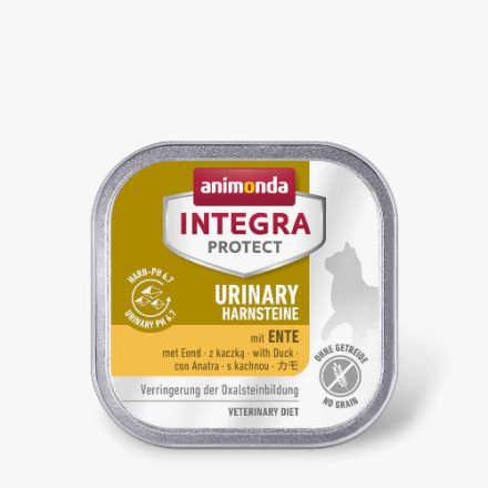 16x Animonda Integra Adult Urinary Oxal mit Ente - alutálkás (kacsa) diétás nedves eledel macskák részére (100g)