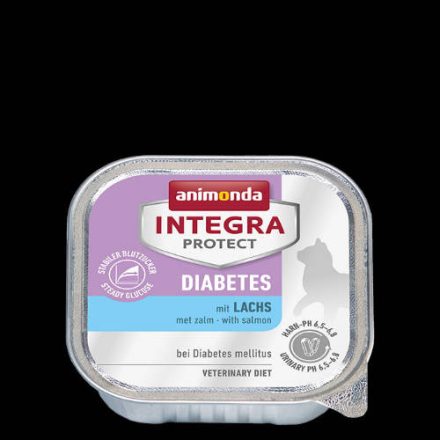 16x Animonda Integra Diabetes (lazac) alutálkás - Cukorbeteg macskák részére (100g)