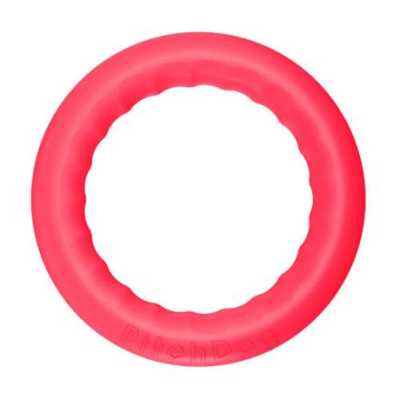 PitchDog Safe And Durable Fetch Ring For Dogs - játék (karika,pink) kutyák részére (Ø20cm)